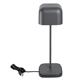 Olympia Lucca Table Lamp Squared Dome Grey 300mm