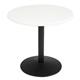 Bolero Pre-drilled Round Tabletop White 600mm