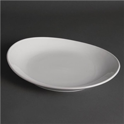 Olympia Whiteware Steak Plates 300mm (6 pack)