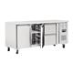 Polar U-Series 2 Door and 2 Drawer Counter Fridge 417Ltr