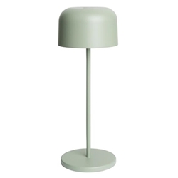 Olympia Siena Table Lamp Round Dome Sage 300mm