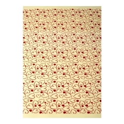 Pavoni Red Heart Transfer Sheets 340x265mm (30 Pack)