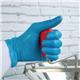 Hygiplas Powder-Free Vinyl Gloves Blue Medium (100 pack)