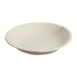 Fiesta Compostable Deep Palm Leaf Plates Round 175mm (100 pack)