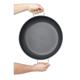 Vogue Aluminium Non-stick Teflon Platinum Plus Paella Pan 35cm