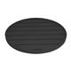 Bolero Aluminium Round Table Top Black 580mm