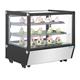 Polar G-Series Countertop Display Fridge Black Square Glass 120Ltr