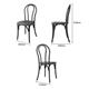 Bolero Soho Bentwood Style Resin Chairs Black (4 Pack)