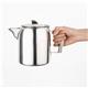 Olympia Airline Teapot Stainless Steel 1.6Ltr