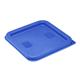 Hygiplas Square Food Storage Container Lid Blue Small
