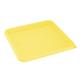 Hygiplas Square Food Storage Container Lid Yellow Large