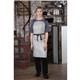 Southside Linen Blend Bib Apron Grey