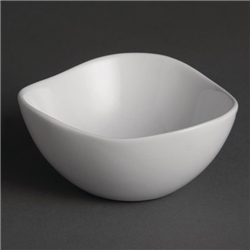 Olympia Whiteware Wavy Bowls 105mm (12 pack)
