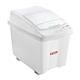 Araven Transparent Mobile Ingredient Bin 100Ltr