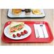 Olympia Kristallon Polypropylene Fast Food Tray Red Medium 415mm