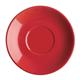 Olympia Cafe Red Saucer (Fits FF990) - 131mm 5 3/10" (12 Pack)