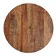 Bolero Pre-Drilled Round Table Top Urban Dark 600mm