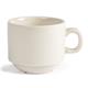 Olympia Ivory Stacking Tea Cups 206ml 7.5oz (12 Pack)