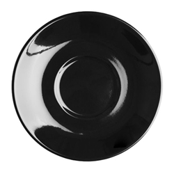 Olympia Cafe Flat White Saucer Black (12 pack)