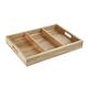 Olympia 3 Section Cutlery Tray Acacia Wood