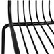 Bolero Steel Wire Dining Chairs Black (4 pack)