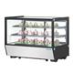 Polar G-Series Countertop Display Fridge Black Square Glass 160Ltr