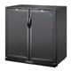 Polar G-series 850mm Double Door Back Bar Cooler Solid Door 198 Ltr
