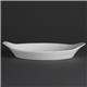 Olympia Whiteware Oval Eared Dishes 289mm (6 pack)