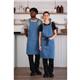 Southside Denim Bib Apron Light Blue