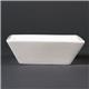 Olympia Lumina Square Bowls White 140mm (6 pack)