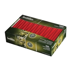 Bolsius Tapered Red 10" Candles (100 pack)