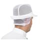 Trilby Hat with Net Snood White S
