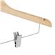 Bolero Wooden Hanger with Anti-Slip Clips (10 Pack)