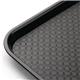 Olympia Kristallon Polypropylene Fast Food Tray Black Medium 415mm