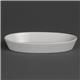 Olympia Whiteware Oval Sole Dishes 195x 110mm (6 Pack)