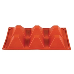 Pavoni Formaflex Silicone Pyramid Mould 6 Cup
