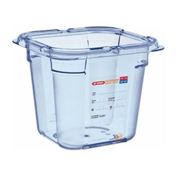 Araven ABS Food Storage Container Blue GN 1/6 150mm