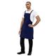 Southside Cotton Canvas Bib Apron Navy