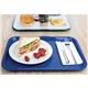 Olympia Kristallon Polypropylene Fast Food Tray Blue Medium 415mm