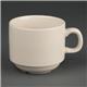 Olympia Ivory Stacking Tea Cups 206ml 7.5oz (12 Pack)