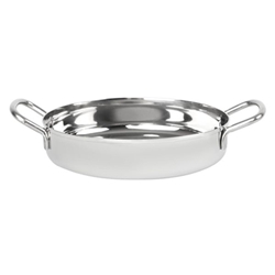 Olympia Table Presentation Double Handle Dish Stainless Steel 180mm