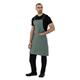 Southside Linen Blend Bib Apron Forest Green