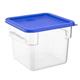Hygiplas Square Food Storage Container Lid Blue Medium