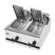 Lincat Twin Tank Twin Basket Countertop Electric Fryer DF66