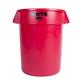 Rubbermaid BRUTE Container Red 121Ltr