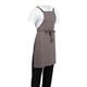 Southside Cotton Canvas Bib Apron Washed Grey