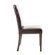 Bolero Faux Leather Dining Chairs Dark Brown (2 Pack)