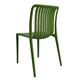 Bolero Verona Café Chairs Forest Green (2 pack)