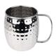 Olympia Barware Hammered Stainless Steel Mugs 440ml