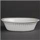 Olympia Whiteware Oval Pie Dishes 170mm (6 pack)